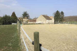 Carrière chevaux de la ferme équestre à vendre dans l'Yonne